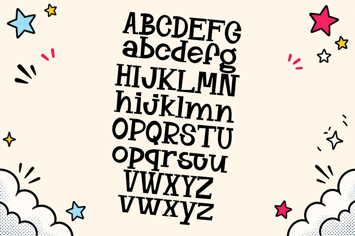 Chestoy – Fun & Friendly Slab Serif, a Slab Serif Font by Jadatype.id (Photo 2 of 9)