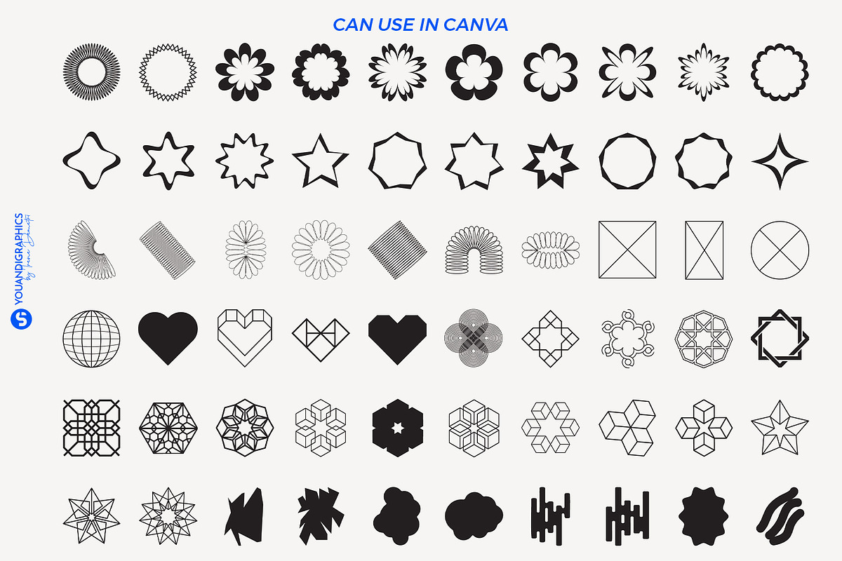 Shape Studio Vectors Pack, a Graphic by Youandigraphics (Photo 10 of 11)