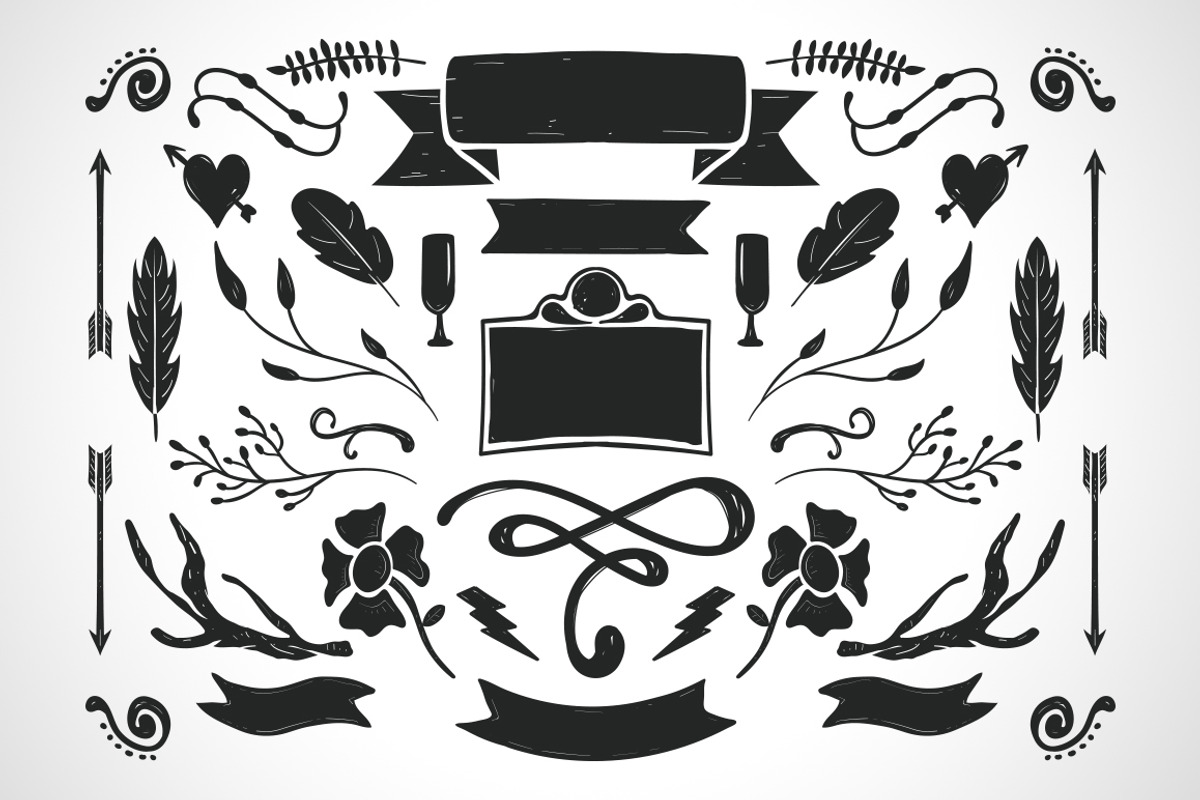 Malloy Font with Elements preview 5