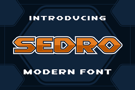 Sedro - Bold Display Font