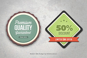 Modern Web Badges, an Object Graphic by WellMadePixel (Thumbnail 3 of 5)