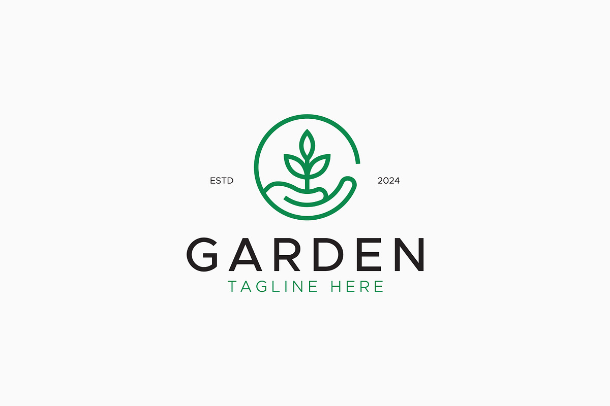 Letter G Garden Tree Plantation Logo, a Branding & Logo Template by Signatoro (Photo 1 of 2)