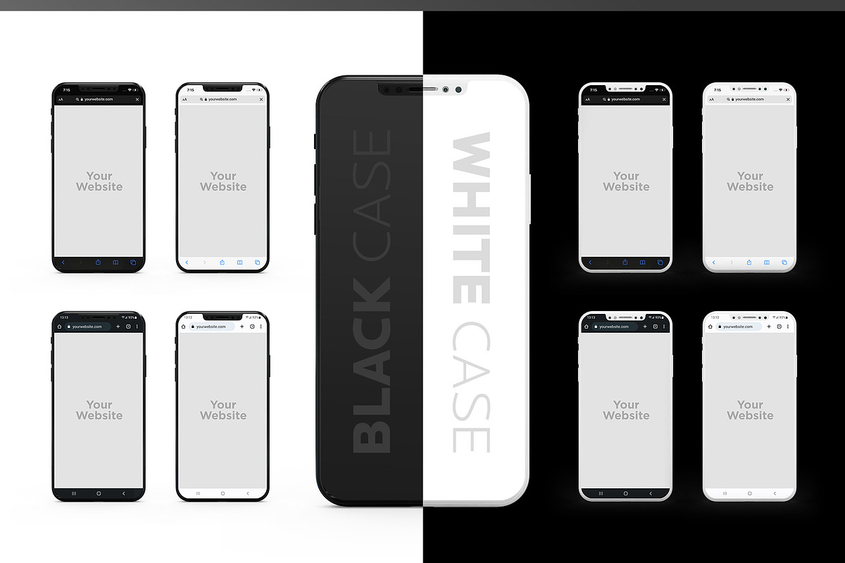 Web Browser Mockup Iphone Smartphone, a Templates & Theme by MDG (Photo 5 of 5)