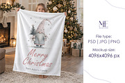 Christmas Blanket Mockup Fleece, a Merchandise Mockup by Mie Mockup Studio (Thumbnail 5 of 5)