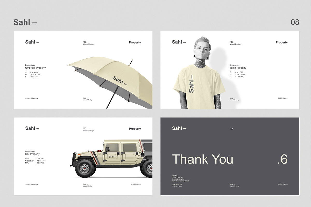 Sahl- Brand Identity Powerpoint, a Presentation Template by BOXKAYU (Photo 9 of 9)