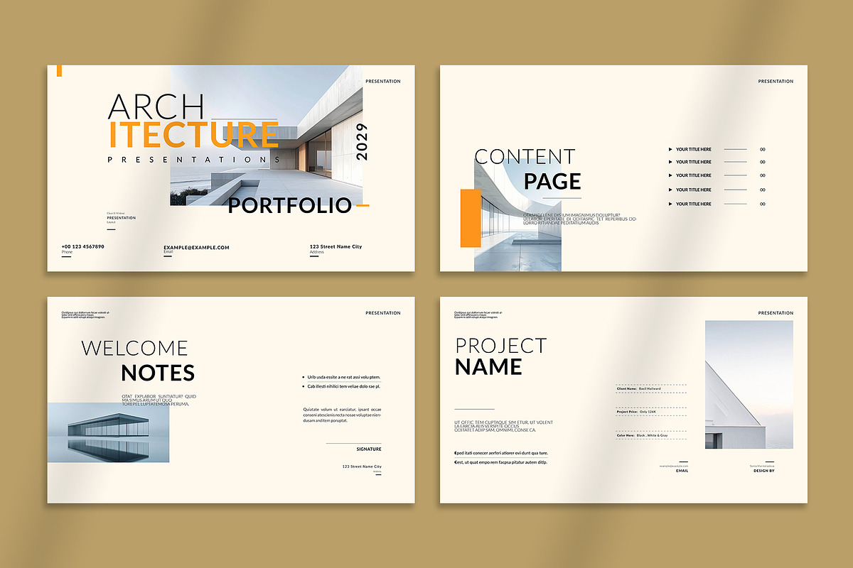 Architecture Portfolio Presentation, a Presentation Template by Oriofix (Photo 5 of 9)