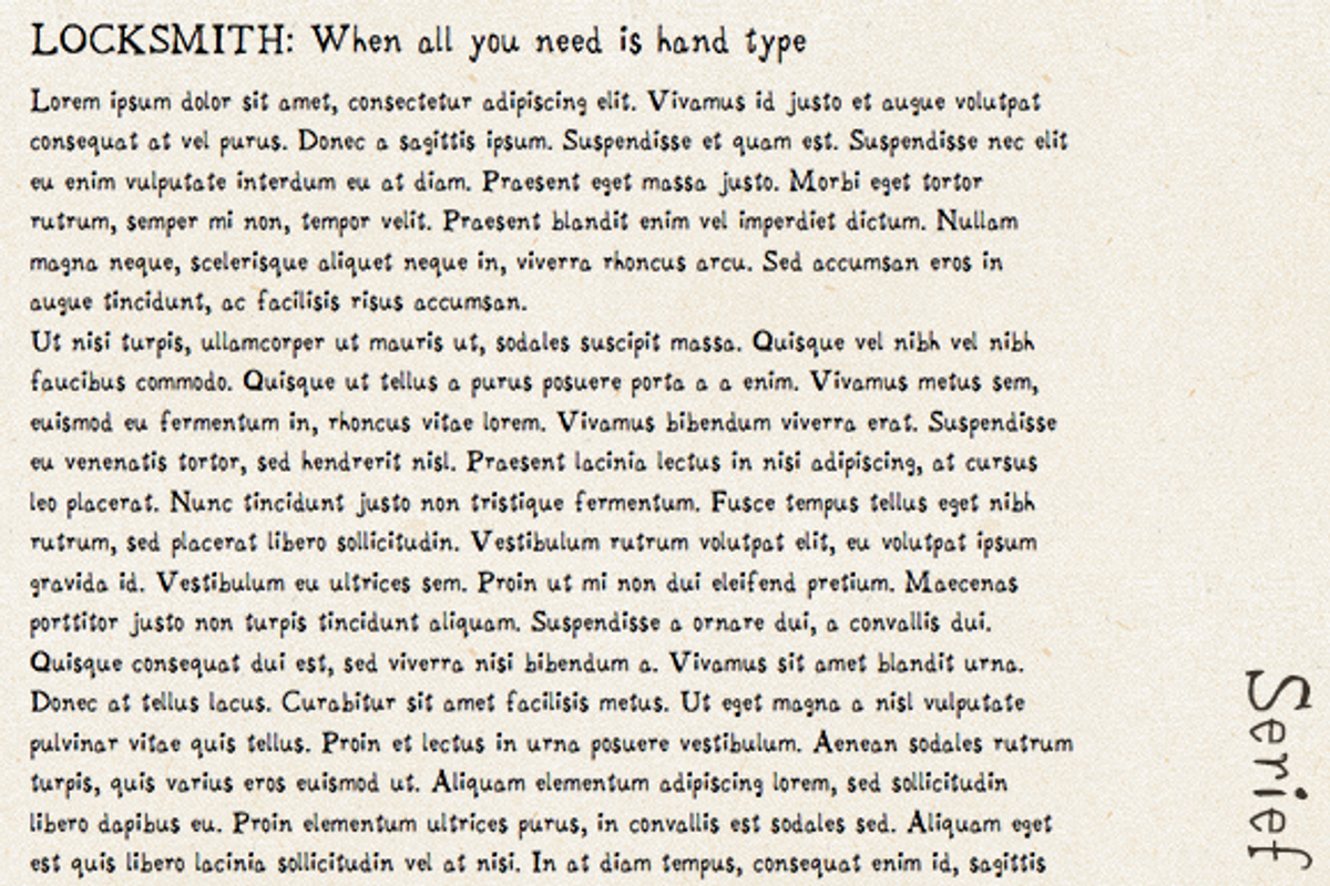 Locksmith Font - Sale preview 2