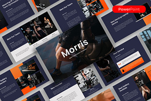 Morris – Sports PowerPoint Template, a Presentation Template by kreatifreya