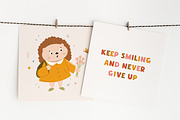 Little friends | Hand drawn font, a Sans Serif Font by JuliaVolkova (Thumbnail 6 of 11)
