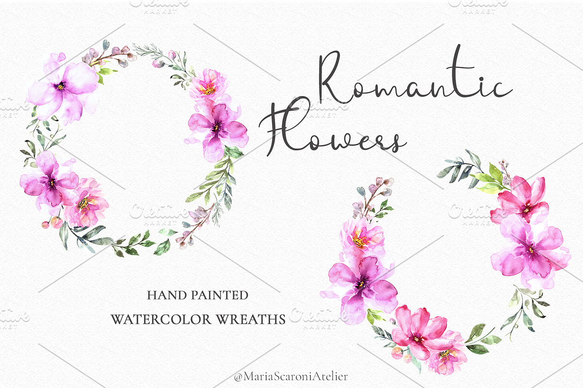 Romantic Flowers, an Illustration by MariaScaroniAtelier (Photo 3 of 6)