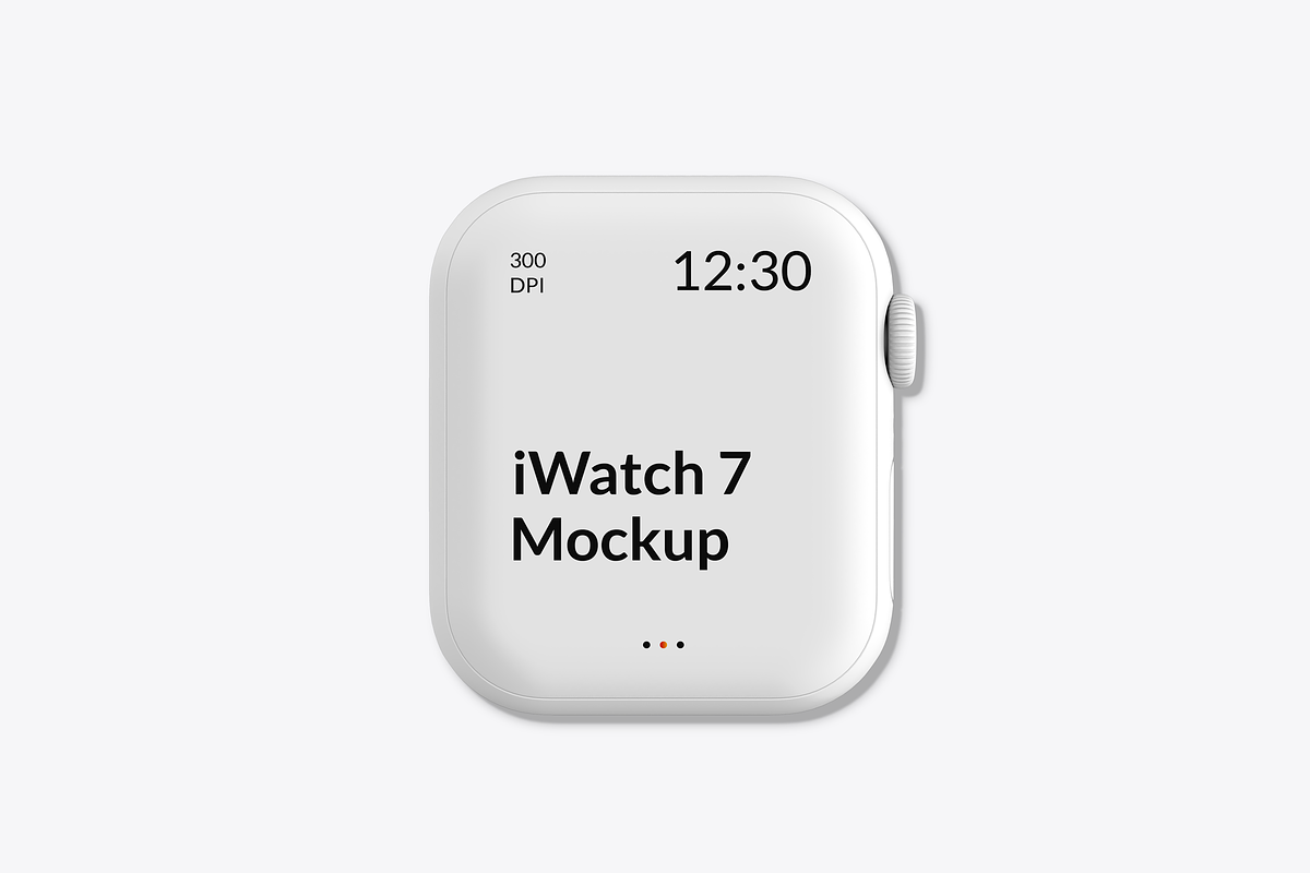 Apple iWatch Clay Mockup, a Product Mockup by Mockupdaddy (Photo 11 of 11)