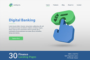 Finance Landing Pages, a Templates & Theme by Odeniz (Thumbnail 14 of 31)