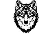 Wolf Silhouette Vector Bundle, an Animal Illustration by Designer_Momina (Thumbnail 8 of 21)