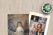 Christmas Card Template, a Card Template by Rovena Design (Thumbnail 1 of 4)