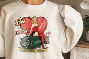 Retro Pin-Up Cowgirl Clipart Bundle, a Graphic by GlitterCraft (Thumbnail 23 of 61)