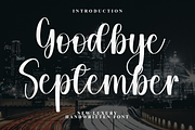 Goodbye September, a Handwritten Font by FreshTypeINK (Thumbnail 1 of 8)
