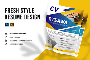 Fresh Style CV & Resume