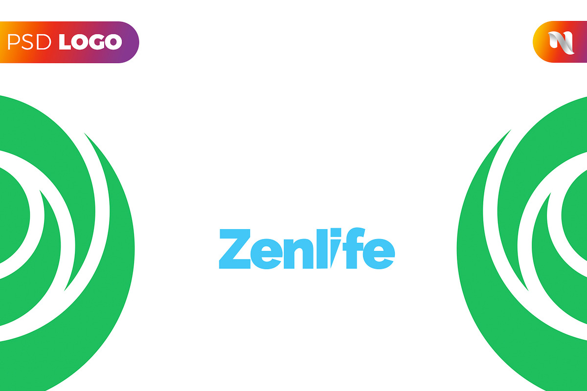 Zenlife Logo, a Branding & Logo Template by Nadasol (Photo 2 of 4)