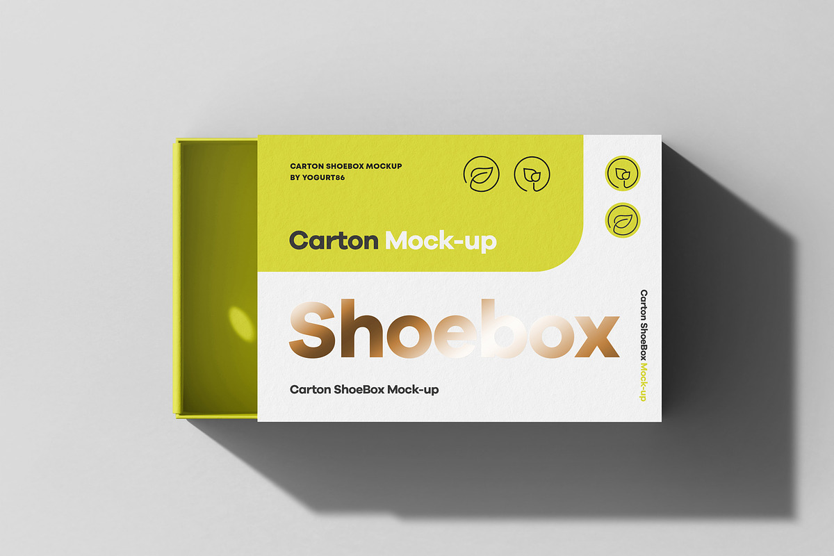 Shoe Box Mock-up, a Packaging Mockup by Yogurt86 (Photo 11 of 11)