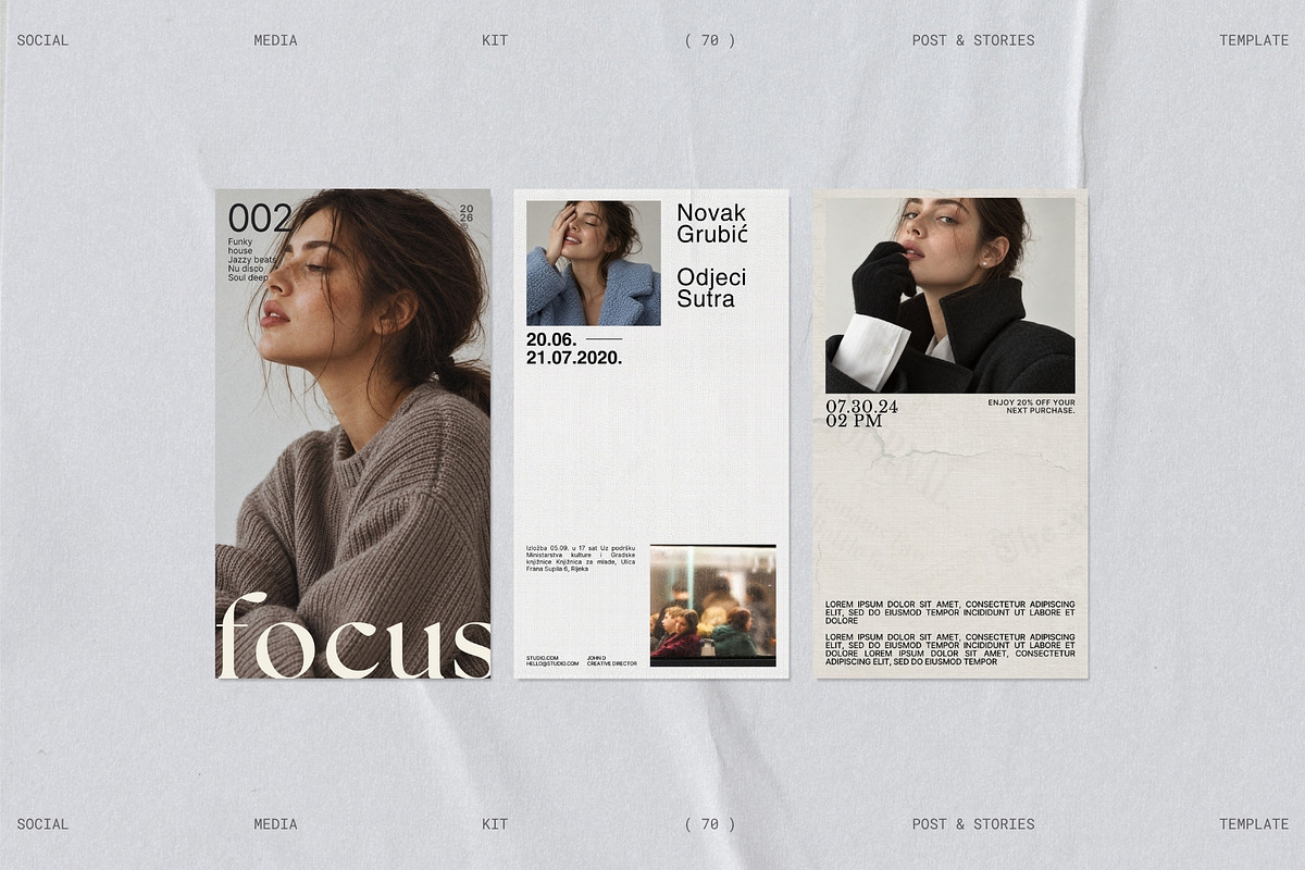 OREN | Instagram Post & Story (I), a Social Media Template by Prapti Design (Photo 4 of 10)