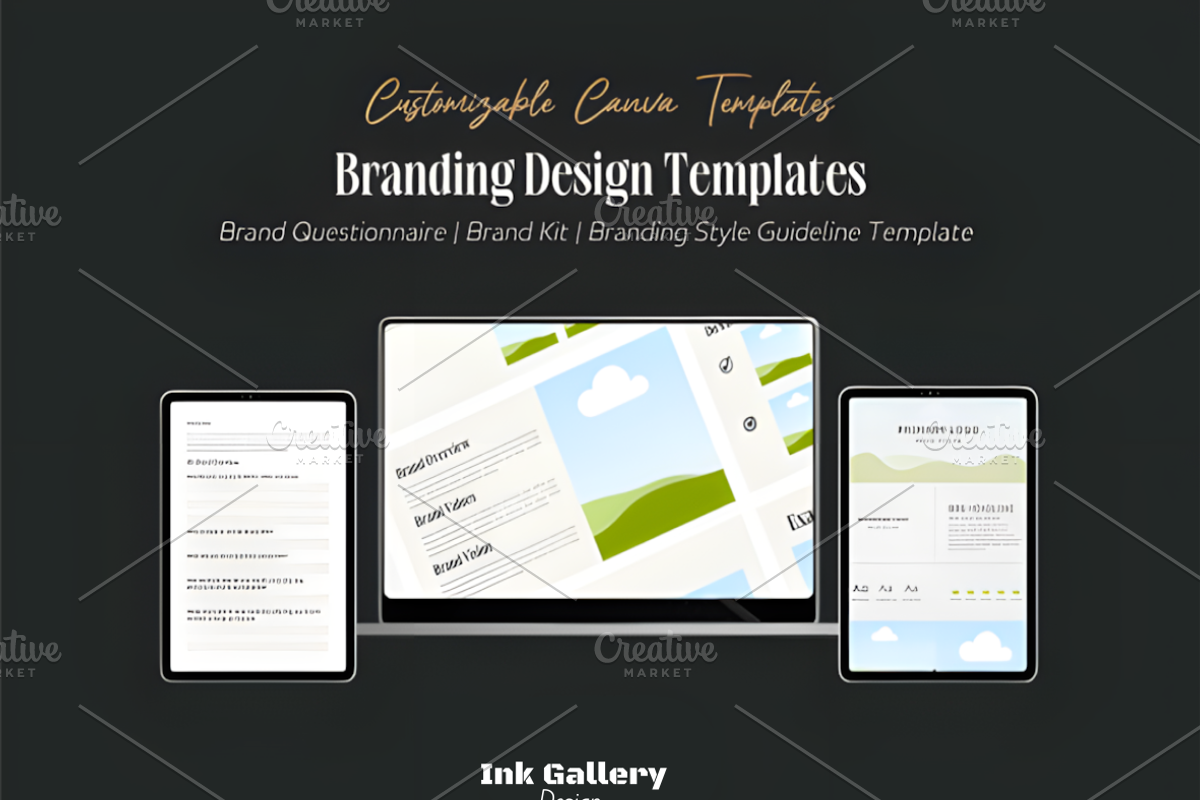 Branding Guideline Template | Brand, a Marketing Template by Ink Gallery (Photo 1 of 5)