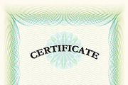 Certificate with green ornament, a Flyer Template by AK Design (Thumbnail 2 of 4)