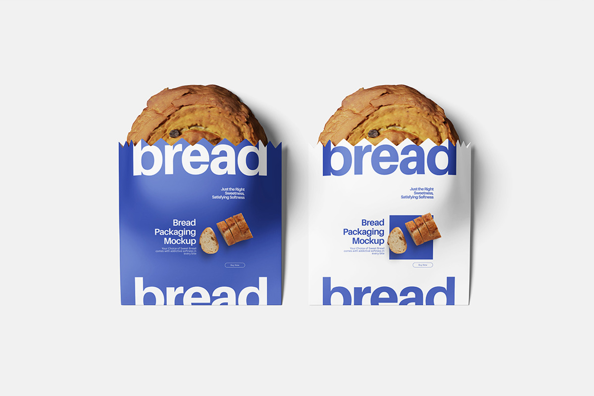 Bread Packaging Mockup, a Product Mockup by Indah (Photo 4 of 6)