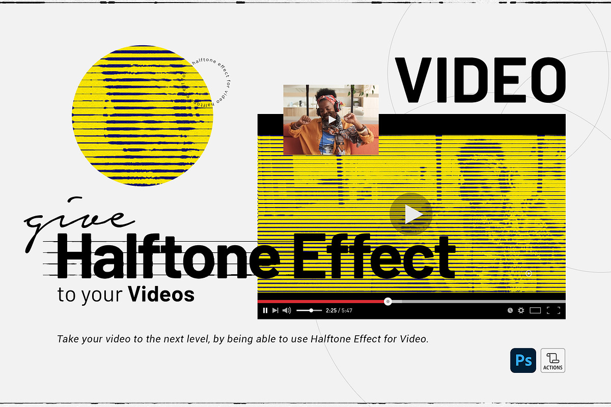 Halftone Effect for video, an Action Add-On by DuoFankaar (Photo 1 of 15)