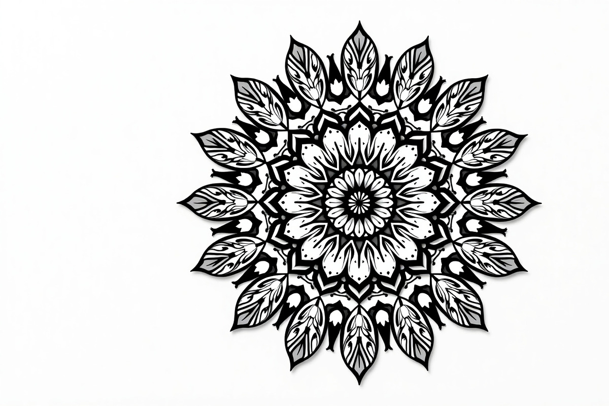 Mystic Mandala Flower Bundle, an Illustration by Creativeshirt (Photo 5 of 9)