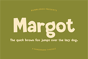 Margot - A Quirky Display Font, a Handwritten Font by The Bumble Box (Thumbnail 1 of 4)