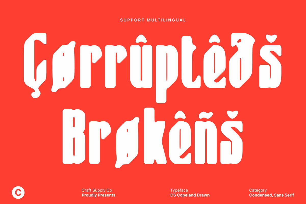 CS Copeland Drawn, a Sans Serif Font by Craft Supply Co. (Photo 6 of 8)