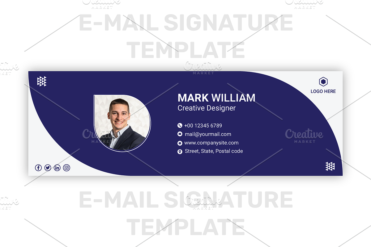 Corporate E-mail Signature Templates, an Email Template by creative_community (Photo 7 of 9)