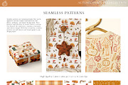 Autumn Serenity Watercolor Clipart, a Graphic by Julia Dreams (Thumbnail 3 of 12)