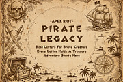 Apex Riot, a Blackletter Font by pictranoosa_studio (Thumbnail 5 of 9)