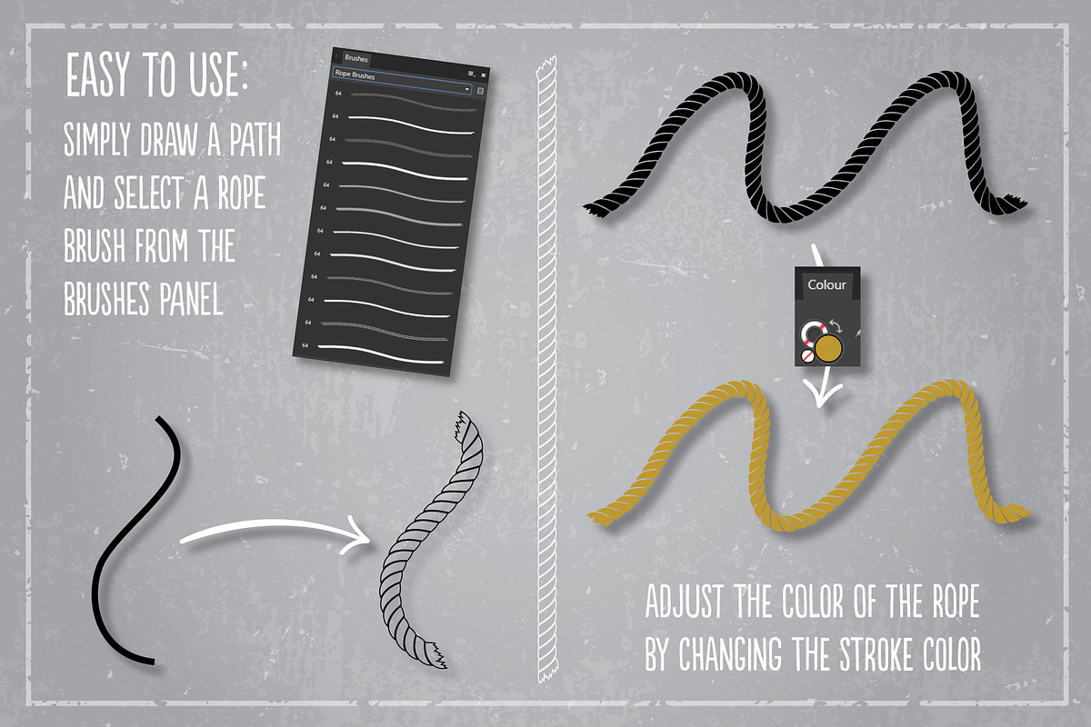 Rope Brushes - Affinity, a Brush Add-On by The Artifex Forge