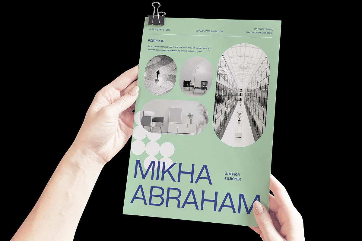 Modern Minimal CV Resume, a Resume Template by Neermana (Photo 4 of 5)