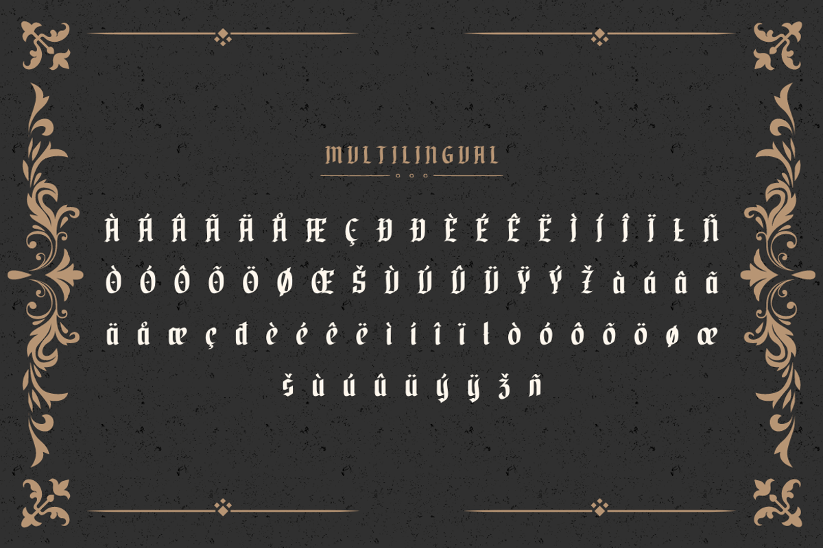 Waxen, a Blackletter Font by twinstd (Photo 11 of 12)