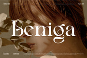 Beniga || Modern Elegant Serif Font, a Serif Font by Ermedia Studio (Thumbnail 1 of 10)