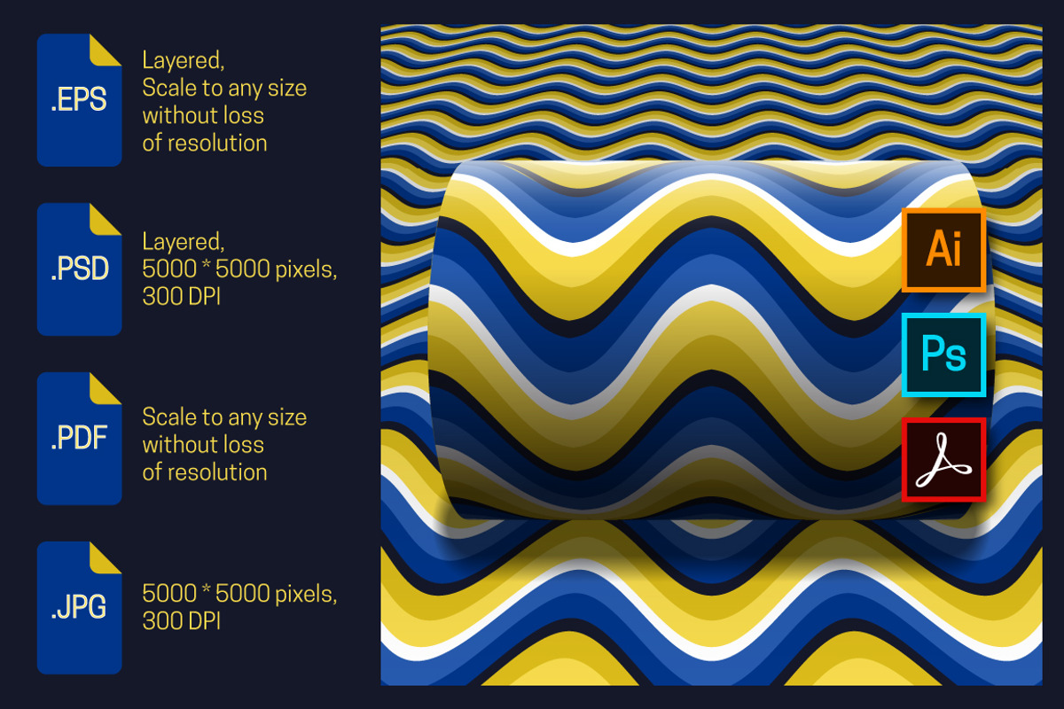Rolling cylinder moving illusion, a Healthcare Illustration by Guten Tag Vector (Photo 1 of 2)