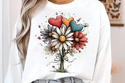 Whimsical Hearts Clipart, an Illustration by SinaCreation (Thumbnail 9 of 11)