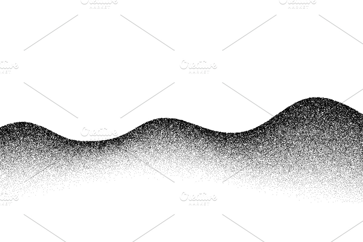 Noise grain wave background, a Decorative Illustration by Buch&Bee
