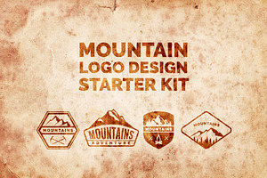 Mountain Logo Design Starter Pack, an Icon by Calvin Weibel