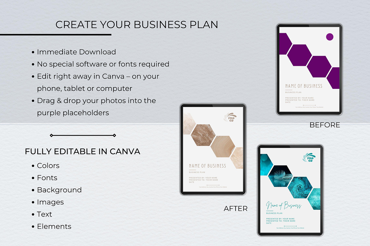 Business Plan Template, 35+ Pages, a Presentation Template by B2 Studio (Photo 8 of 11)