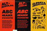 Hot Pursuit: Grind-house Font, a Sans Serif Font by Wingsart Studio (Thumbnail 6 of 16)