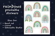 Christmas Stickers Bundle, an Illustration by rinaletters (Thumbnail 3 of 7)