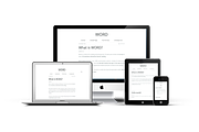 Word-Simple & Minimal Blogging Theme, a WordPress Template by Pixelate Design (Thumbnail 1 of 4)