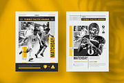 Match day flyer template design, a Flyer Template by Tanmoy Topu (Thumbnail 2 of 4)