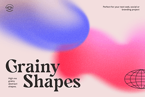 Grainy Gradient Shapes & Backgrounds