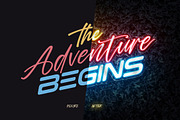 Botanical Neon Garden Text Effect, a Layer Style Add-On by Andrew Skoch Design (Thumbnail 2 of 7)