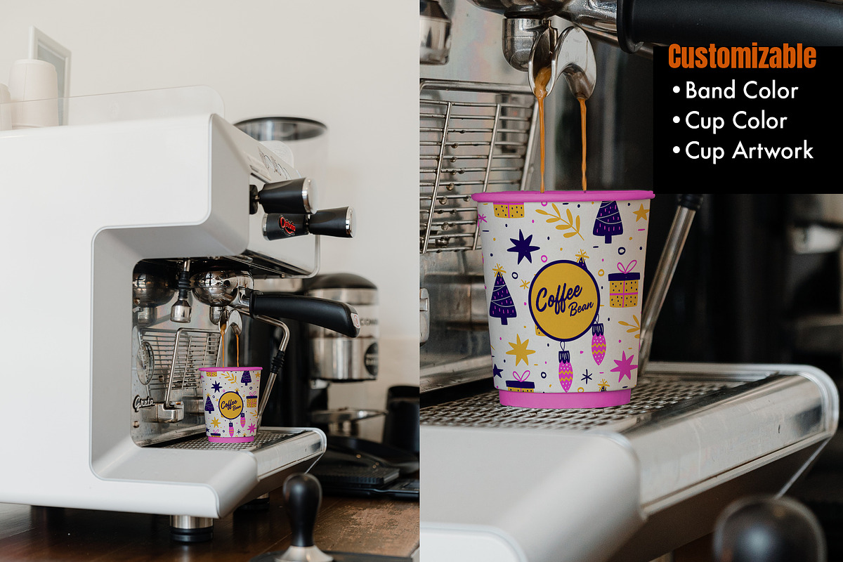 Coffee Themed Mockup Set, a Cups & Container Mockup by M. by mprintly (Photo 3 of 5)